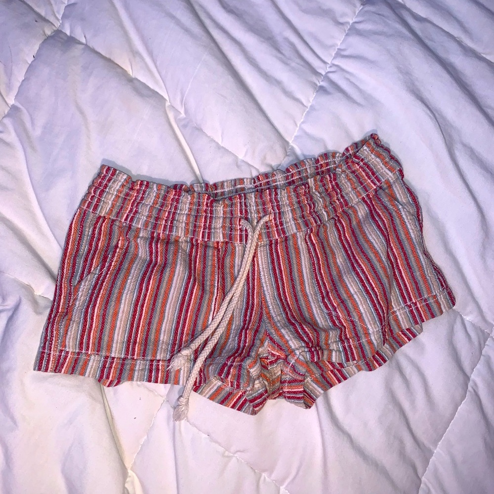 Striped beachy shorts